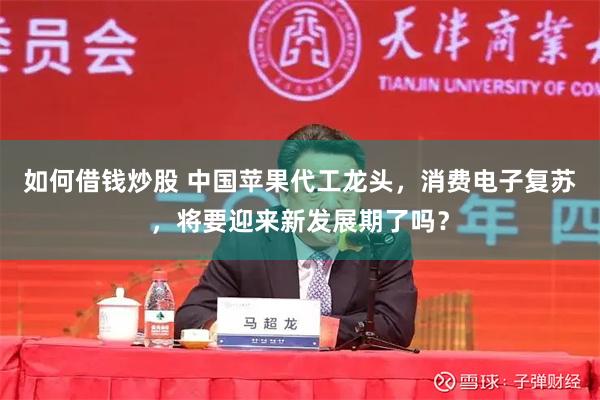 如何借钱炒股 中国苹果代工龙头，消费电子复苏，将要迎来新发展期了吗？